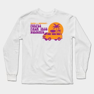 Argyle and Jonathan's Purple Palm Tree Delights Long Sleeve T-Shirt